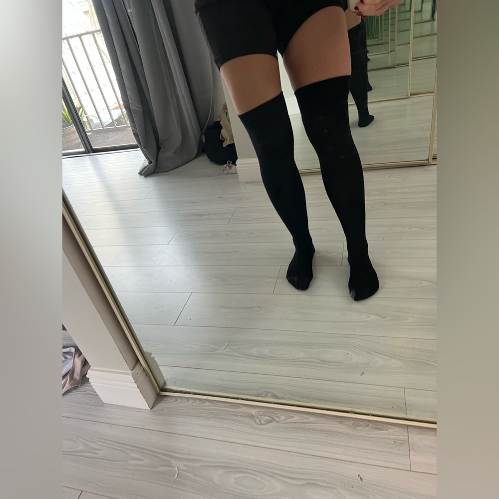 Lululemon over the knee sock.